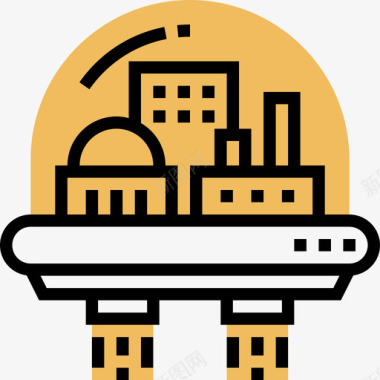 种植技术3图标太空殖民地航天技术3黄影图标图标