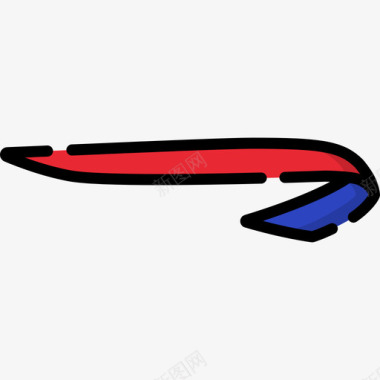 英国航空公司交通标志线条颜色图标图标