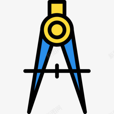 指南针图片指南针教育42线颜色图标图标
