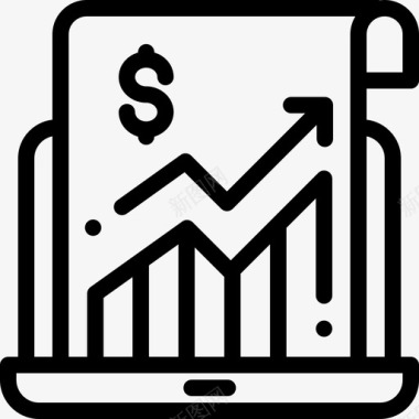 数字挂饰Statistics数字营销63线性图标图标