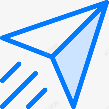发送信息发送信息和电子邮件2蓝色图标图标