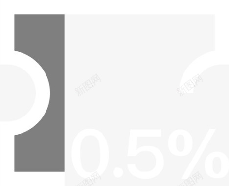 免抠券加息券0.5%图标