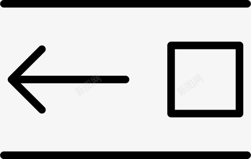 正方形背景移动方框方向图标图标