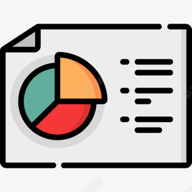 饼图信息图形元素2线性颜色图标图标