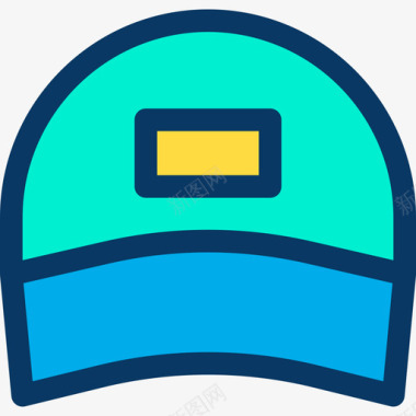 护士帽png帽野营56线型颜色图标图标