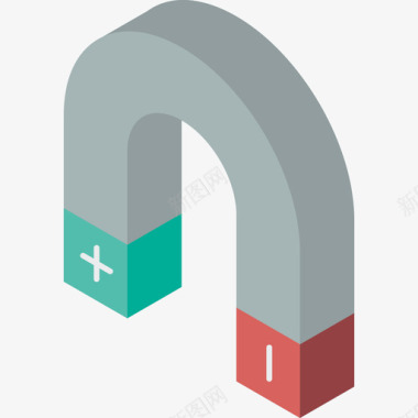 磁铁基本款19扁平图标图标