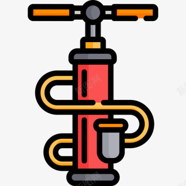 电动工具气泵气泵车库19线颜色图标图标