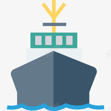 船船运输31扁平图标图标