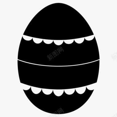 复活节彩蛋装饰隐藏的笑话图标图标