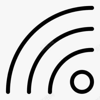 WiFi无线WiFi网络wifi互联网标志wifi信号图标图标