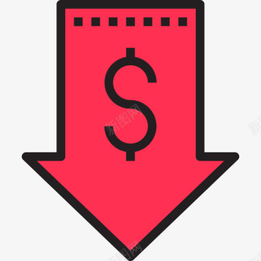 低价来袭低价购物和电子商务2线性颜色图标图标