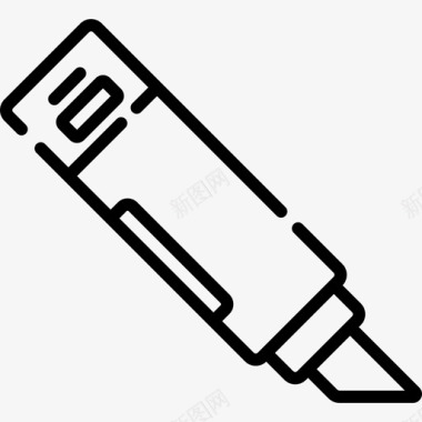 粉红色的荧光笔荧光笔回到学校20岁直系图标图标