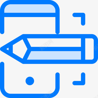 编程语言编码智能手机编码14蓝色图标图标