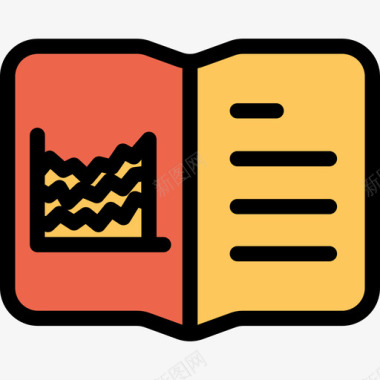 橙色吊车分析分析和图表线颜色橙色图标图标