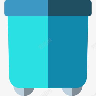 容器清洁12扁平图标图标