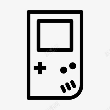 复古边框设计gameboy游戏便携图标图标