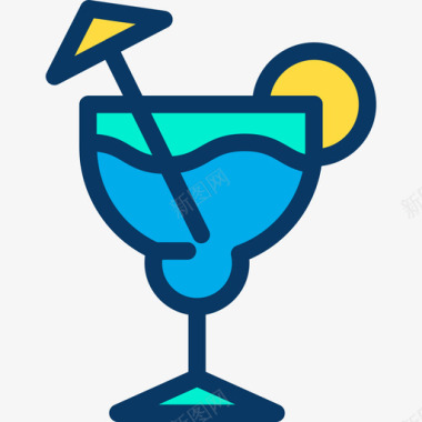 果汁插图果汁25号酒吧原色图标图标