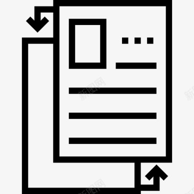 数字挂饰文件数字营销38线性图标图标