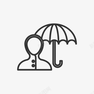 雨衣/雨伞图标
