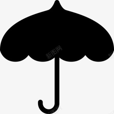 雨伞复古6填充图标图标