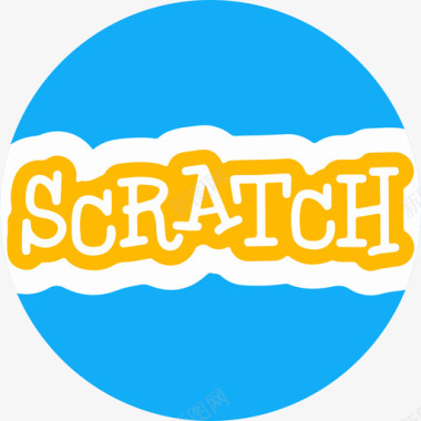 软件Scratch软件开发徽标平面图标图标