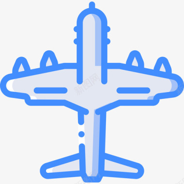 喷气机战争蓝色图标图标