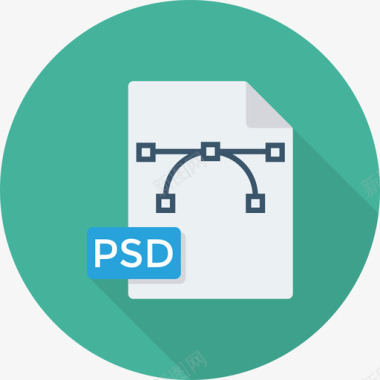 Psd网页界面圆形图标图标