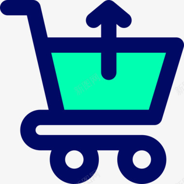 购物购物车购物76绿影图标图标