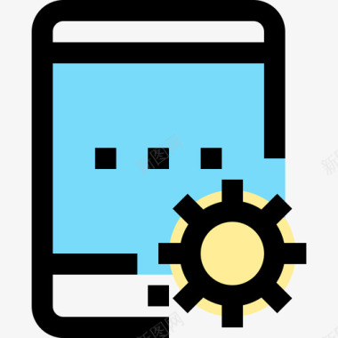 电脑平板手机平板电脑手机3线颜色图标图标
