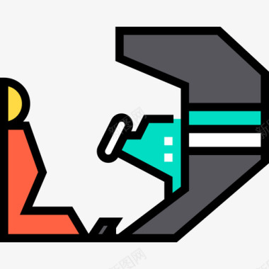 游戏赛车游戏街机2线性颜色图标图标