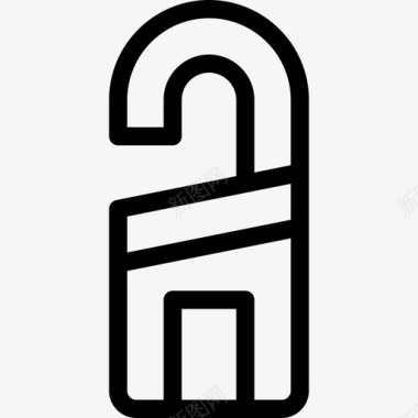 请勿靠近请勿打扰标志103号酒店直线式图标图标