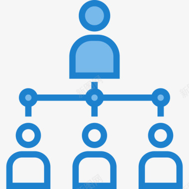 分支结构层级结构营销26蓝色图标图标