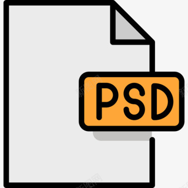 Psd文件工具24线颜色图标图标
