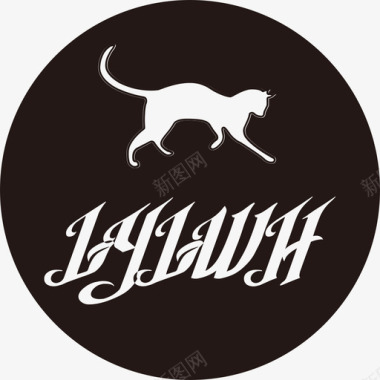 猫屁股LYLWH 猫logo图标