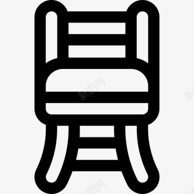 凳子复古装饰11线性图标图标