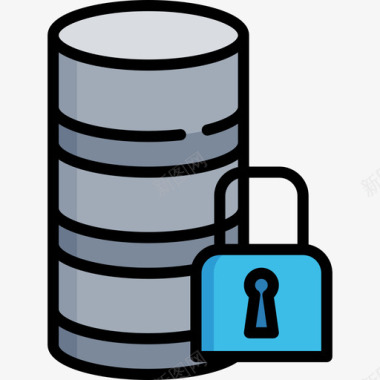 托管服务器机架服务器网络托管7线性颜色图标图标