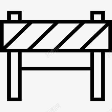 结构骨架屏障工具和结构线性图标图标