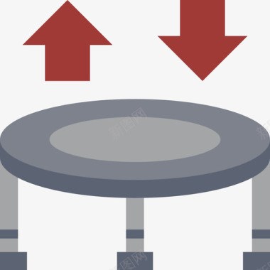 床psd蹦床健身63平板图标图标
