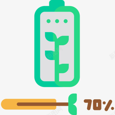 可再生能源未来技术7平板图标图标