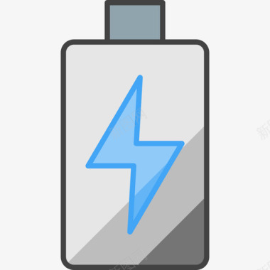 电池电池摄影26线性颜色图标图标