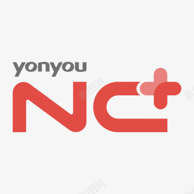 矢量LOGO圆环标识设计NC+logo图标