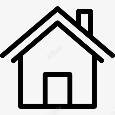 房屋建筑和工具2线性图标图标