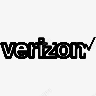 种植技术3图标Verizon技术标识3线性图标图标