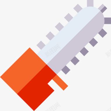 水果园艺图标矢量素材机械锯园艺35扁平图标图标