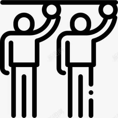 公共交通标识乘客公共交通8直达图标图标