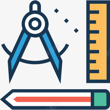 指南针图片指南针网页和开发12线颜色图标图标