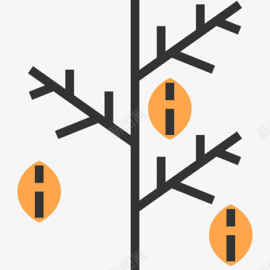 秋梨膏免抠枝秋27黄影图标图标