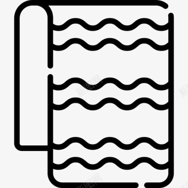 瓜纹毛巾夏季13直纹图标图标