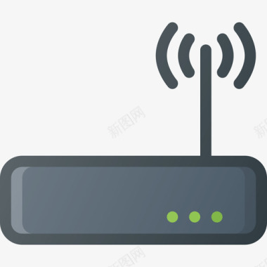 共享路由器网络共享线颜色图标图标