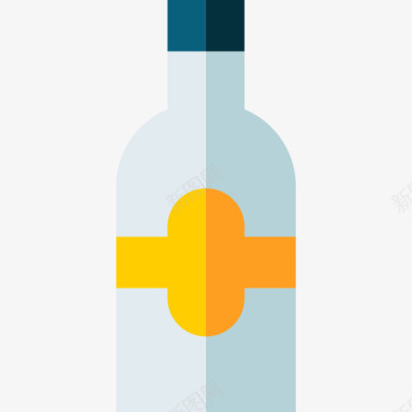 瓶瓶酒吧29扁平图标图标